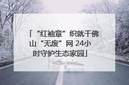 “红袖章”织就千佛山“无废”网 24小时守护生态家园