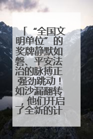 “全国文明单位”的奖牌静默如磐、平安法治的脉搏正强劲跳动！如沙漏翻转，他们开启了全新的计时