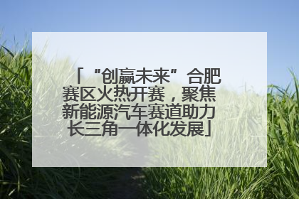 “创赢未来”合肥赛区火热开赛，聚焦新能源汽车赛道助力长三角一体化发展
