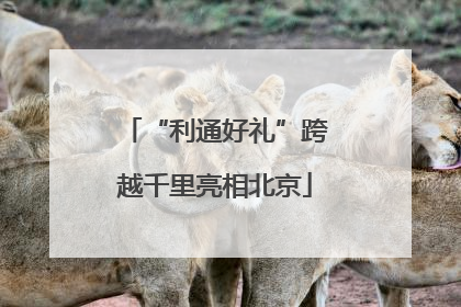 “利通好礼”跨越千里亮相北京