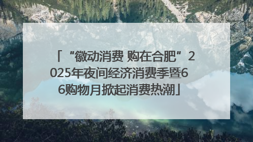 “徽动消费 购在合肥”2025年夜间经济消费季暨66购物月掀起消费热潮