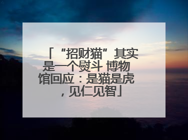 “招财猫”其实是一个熨斗 博物馆回应：是猫是虎，见仁见智