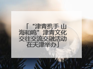 “津青携手 山海和鸣”津青文化交往交流交融活动在天津举办