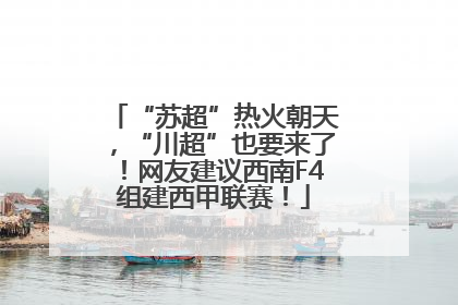 “苏超”热火朝天，“川超”也要来了！网友建议西南F4组建西甲联赛！