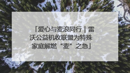 爱心与麦浪同行｜雷沃公益机收联盟为特殊家庭解燃“麦”之急