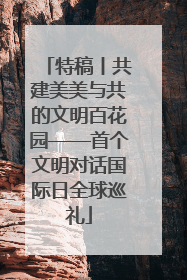 特稿丨共建美美与共的文明百花园——首个文明对话国际日全球巡礼