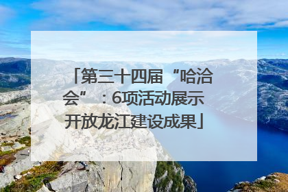 第三十四届“哈洽会”：6项活动展示开放龙江建设成果