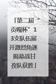 第二届“贡嘎杯”13支队伍展开激烈角逐 揭幕战甘孜队获胜
