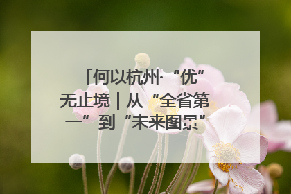 何以杭州·“优”无止境｜从“全省第一”到“未来图景” 余杭加速航行