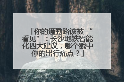 你的通勤路该被 “看见”：长沙地铁智能化四大建议，哪个戳中你的出行痛点？