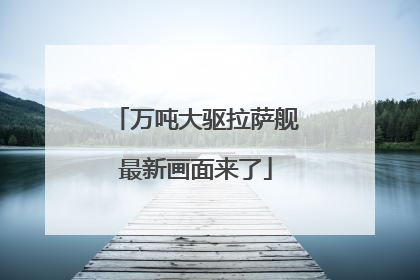 万吨大驱拉萨舰最新画面来了