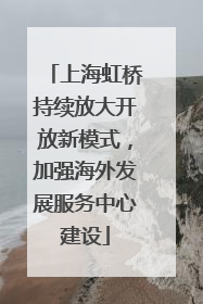 上海虹桥持续放大开放新模式，加强海外发展服务中心建设