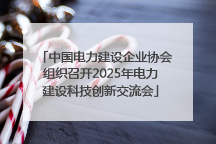 中国电力建设企业协会组织召开2025年电力建设科技创新交流会