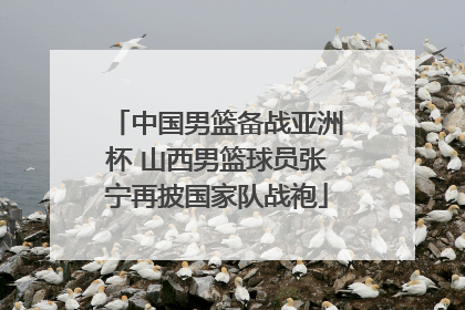 中国男篮备战亚洲杯 山西男篮球员张宁再披国家队战袍