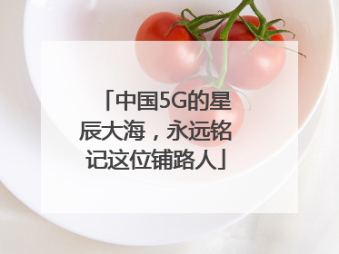 中国5G的星辰大海，永远铭记这位铺路人