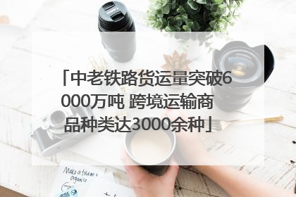 中老铁路货运量突破6000万吨 跨境运输商品种类达3000余种