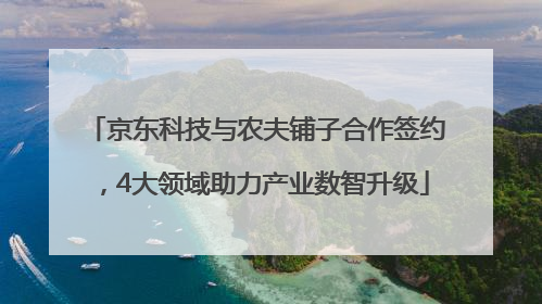 京东科技与农夫铺子合作签约，4大领域助力产业数智升级