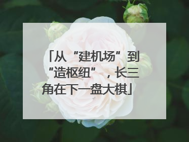 从“建机场”到“造枢纽”，长三角在下一盘大棋