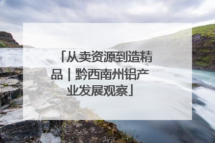 从卖资源到造精品｜黔西南州铝产业发展观察