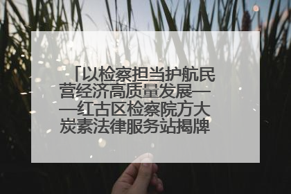 以检察担当护航民营经济高质量发展——红古区检察院方大炭素法律服务站揭牌彰显法治护航深度
