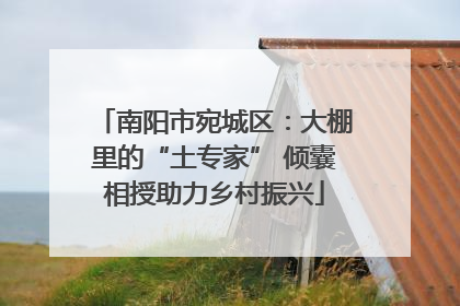南阳市宛城区：大棚里的“土专家” 倾囊相授助力乡村振兴