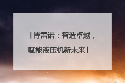 博雷诺：智造卓越，赋能液压机新未来