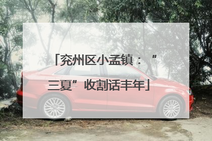 兖州区小孟镇：“三夏”收割话丰年