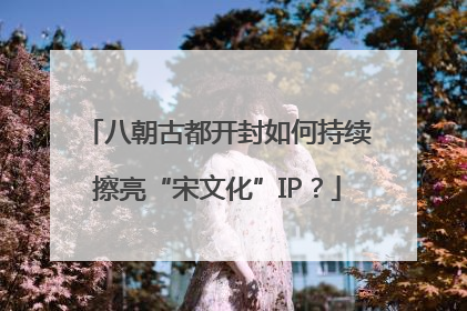 八朝古都开封如何持续擦亮“宋文化”IP？