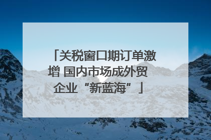 关税窗口期订单激增 国内市场成外贸企业“新蓝海”