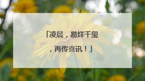 凌晨，易烊千玺，再传喜讯！