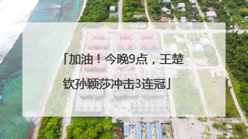 加油！今晚9点，王楚钦孙颖莎冲击3连冠