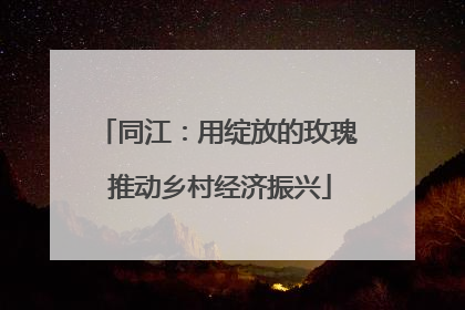 同江：用绽放的玫瑰 推动乡村经济振兴