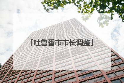 吐鲁番市市长调整