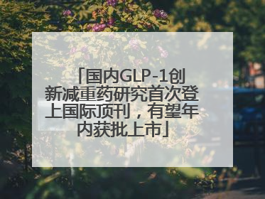 国内GLP-1创新减重药研究首次登上国际顶刊，有望年内获批上市