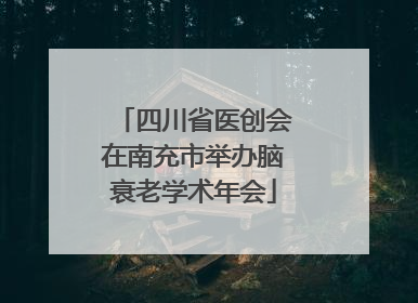 四川省医创会在南充市举办脑衰老学术年会