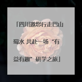 四川邀您行走巴山蜀水 共赴一场“有益有趣”研学之旅