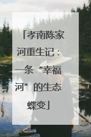 孝南陈家河重生记：一条“幸福河”的生态蝶变