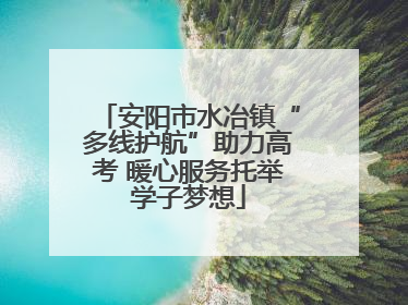 安阳市水冶镇“多线护航”助力高考 暖心服务托举学子梦想