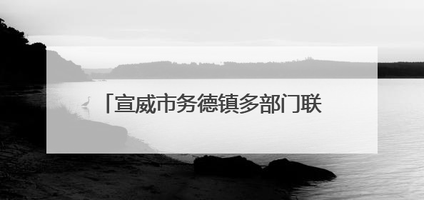 宣威市务德镇多部门联合开展安全宣传月活动 筑牢安全生产人民防线