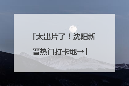 太出片了！沈阳新晋热门打卡地→