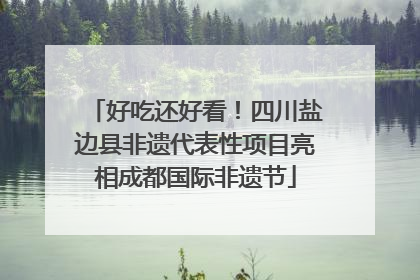 好吃还好看！四川盐边县非遗代表性项目亮相成都国际非遗节