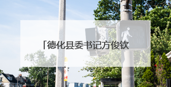 德化县委书记方俊钦调研基层党建、乡村振兴及防汛备汛工作