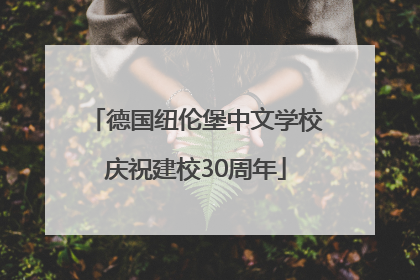 德国纽伦堡中文学校庆祝建校30周年