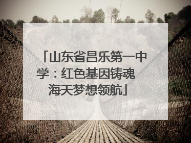 山东省昌乐第一中学：红色基因铸魂 海天梦想领航