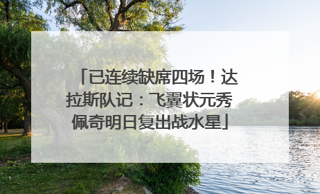已连续缺席四场！达拉斯队记：飞翼状元秀佩奇明日复出战水星