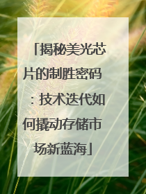 揭秘美光芯片的制胜密码：技术迭代如何撬动存储市场新蓝海