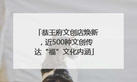 恭王府文创店焕新，近500种文创传达“福”文化内涵