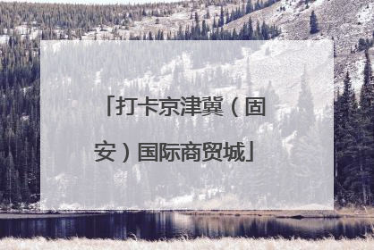 打卡京津冀（固安）国际商贸城