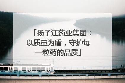 扬子江药业集团：以质量为盾，守护每一粒药的品质