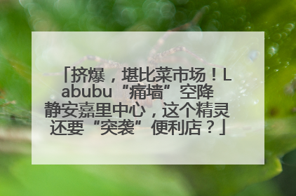 挤爆，堪比菜市场！Labubu“痛墙”空降静安嘉里中心，这个精灵还要“突袭”便利店？